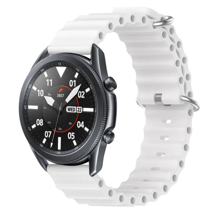 22mm オーシャンスタイル シリコン ソリッドカラー 時計バンド、Samsung Galaxy Watch3 45mm 用、Samsung Galaxy Watch 46mm 用、Samsung Gear S3 Classic 用、Samsung Gear S3 Frontier 用