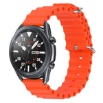 22mm オーシャンスタイル シリコン ソリッドカラー 時計バンド、Samsung Galaxy Watch3 45mm 用、Samsung Galaxy Watch 46mm 用、Samsung Gear S3 Classic 用、Samsung Gear S3 Frontier 用