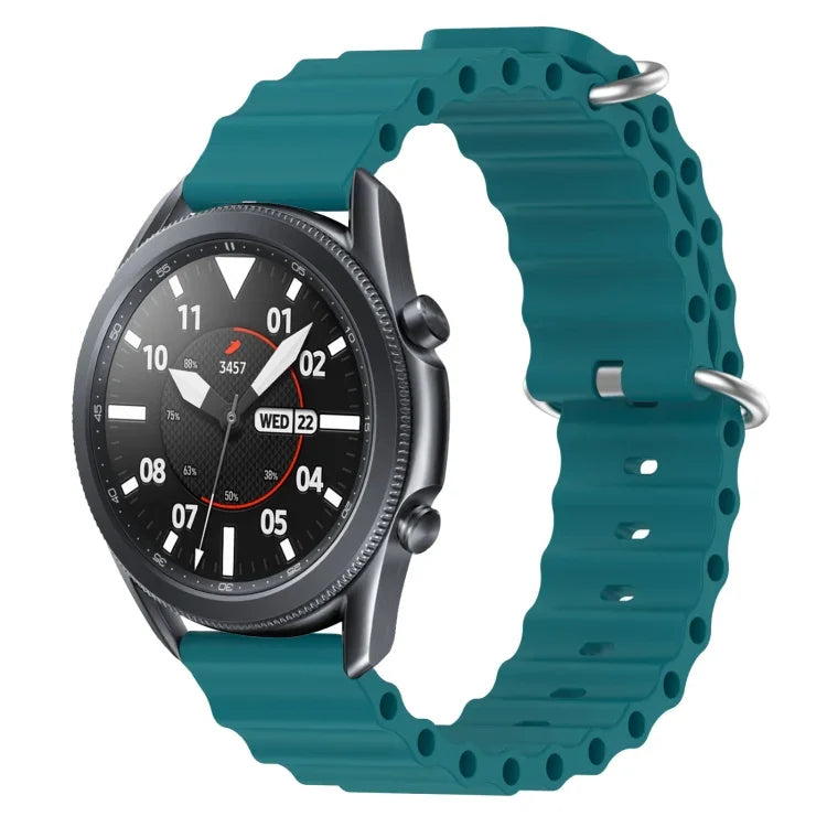 22mm オーシャンスタイル シリコン ソリッドカラー 時計バンド、Samsung Galaxy Watch3 45mm 用、Samsung Galaxy Watch 46mm 用、Samsung Gear S3 Classic 用、Samsung Gear S3 Frontier 用