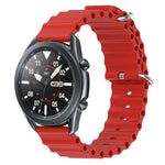 22mm オーシャンスタイル シリコン ソリッドカラー 時計バンド、Samsung Galaxy Watch3 45mm 用、Samsung Galaxy Watch 46mm 用、Samsung Gear S3 Classic 用、Samsung Gear S3 Frontier 用