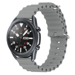 22mm オーシャンスタイル シリコン ソリッドカラー 時計バンド、Samsung Galaxy Watch3 45mm 用、Samsung Galaxy Watch 46mm 用、Samsung Gear S3 Classic 用、Samsung Gear S3 Frontier 用