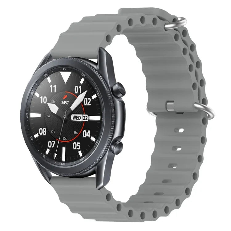 22mm オーシャンスタイル シリコン ソリッドカラー 時計バンド、Samsung Galaxy Watch3 45mm 用、Samsung Galaxy Watch 46mm 用、Samsung Gear S3 Classic 用、Samsung Gear S3 Frontier 用
