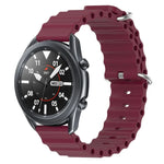 22mm オーシャンスタイル シリコン ソリッドカラー 時計バンド、Samsung Galaxy Watch3 45mm 用、Samsung Galaxy Watch 46mm 用、Samsung Gear S3 Classic 用、Samsung Gear S3 Frontier 用