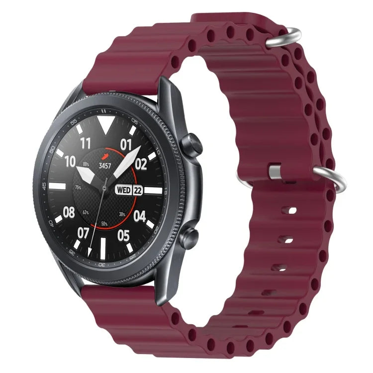 22mm オーシャンスタイル シリコン ソリッドカラー 時計バンド、Samsung Galaxy Watch3 45mm 用、Samsung Galaxy Watch 46mm 用、Samsung Gear S3 Classic 用、Samsung Gear S3 Frontier 用