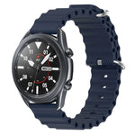 22mm オーシャンスタイル シリコン ソリッドカラー 時計バンド、Samsung Galaxy Watch3 45mm 用、Samsung Galaxy Watch 46mm 用、Samsung Gear S3 Classic 用、Samsung Gear S3 Frontier 用