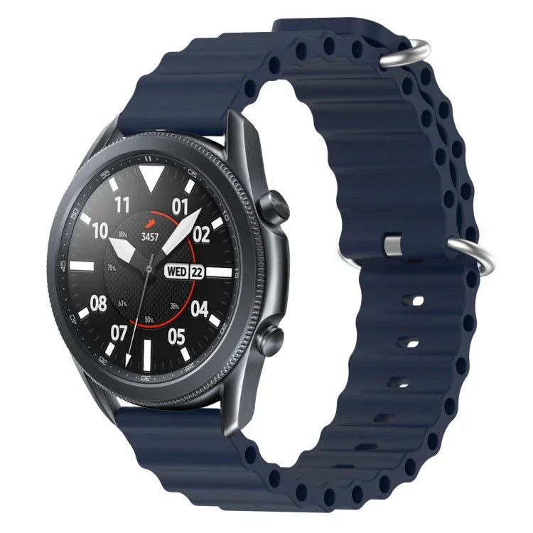 22mm オーシャンスタイル シリコン ソリッドカラー 時計バンド、Samsung Galaxy Watch3 45mm 用、Samsung Galaxy Watch 46mm 用、Samsung Gear S3 Classic 用、Samsung Gear S3 Frontier 用