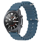 22mm オーシャンスタイル シリコン ソリッドカラー 時計バンド、Samsung Galaxy Watch3 45mm 用、Samsung Galaxy Watch 46mm 用、Samsung Gear S3 Classic 用、Samsung Gear S3 Frontier 用