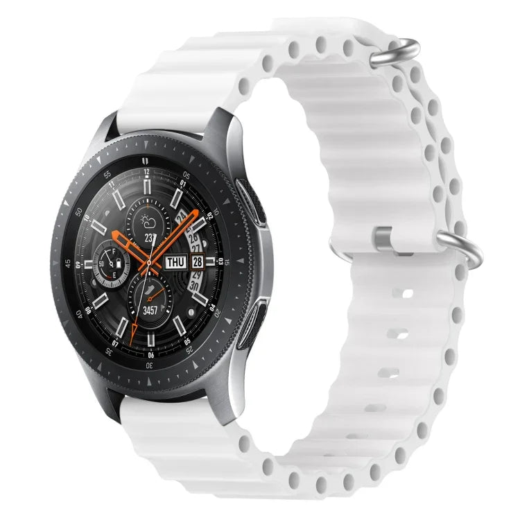 22mm オーシャンスタイル シリコン ソリッドカラー 時計バンド、Samsung Galaxy Watch3 45mm 用、Samsung Galaxy Watch 46mm 用、Samsung Gear S3 Classic 用、Samsung Gear S3 Frontier 用