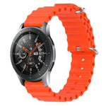 22mm オーシャンスタイル シリコン ソリッドカラー 時計バンド、Samsung Galaxy Watch3 45mm 用、Samsung Galaxy Watch 46mm 用、Samsung Gear S3 Classic 用、Samsung Gear S3 Frontier 用
