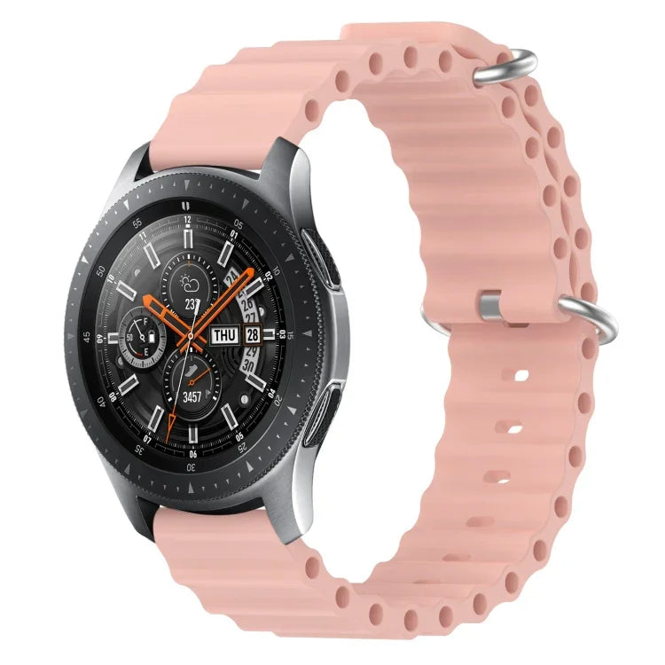 22mm オーシャンスタイル シリコン ソリッドカラー 時計バンド、Samsung Galaxy Watch3 45mm 用、Samsung Galaxy Watch 46mm 用、Samsung Gear S3 Classic 用、Samsung Gear S3 Frontier 用