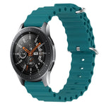 22mm オーシャンスタイル シリコン ソリッドカラー 時計バンド、Samsung Galaxy Watch3 45mm 用、Samsung Galaxy Watch 46mm 用、Samsung Gear S3 Classic 用、Samsung Gear S3 Frontier 用