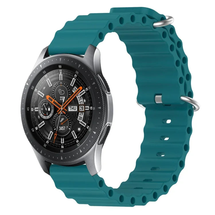 22mm オーシャンスタイル シリコン ソリッドカラー 時計バンド、Samsung Galaxy Watch3 45mm 用、Samsung Galaxy Watch 46mm 用、Samsung Gear S3 Classic 用、Samsung Gear S3 Frontier 用