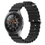 22mm オーシャンスタイル シリコン ソリッドカラー 時計バンド、Samsung Galaxy Watch3 45mm 用、Samsung Galaxy Watch 46mm 用、Samsung Gear S3 Classic 用、Samsung Gear S3 Frontier 用