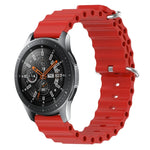 22mm オーシャンスタイル シリコン ソリッドカラー 時計バンド、Samsung Galaxy Watch3 45mm 用、Samsung Galaxy Watch 46mm 用、Samsung Gear S3 Classic 用、Samsung Gear S3 Frontier 用