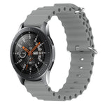 22mm オーシャンスタイル シリコン ソリッドカラー 時計バンド、Samsung Galaxy Watch3 45mm 用、Samsung Galaxy Watch 46mm 用、Samsung Gear S3 Classic 用、Samsung Gear S3 Frontier 用