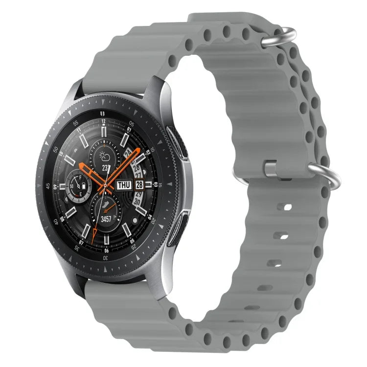 22mm オーシャンスタイル シリコン ソリッドカラー 時計バンド、Samsung Galaxy Watch3 45mm 用、Samsung Galaxy Watch 46mm 用、Samsung Gear S3 Classic 用、Samsung Gear S3 Frontier 用