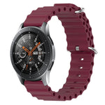 22mm オーシャンスタイル シリコン ソリッドカラー 時計バンド、Samsung Galaxy Watch3 45mm 用、Samsung Galaxy Watch 46mm 用、Samsung Gear S3 Classic 用、Samsung Gear S3 Frontier 用