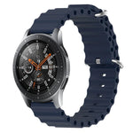 22mm オーシャンスタイル シリコン ソリッドカラー 時計バンド、Samsung Galaxy Watch3 45mm 用、Samsung Galaxy Watch 46mm 用、Samsung Gear S3 Classic 用、Samsung Gear S3 Frontier 用