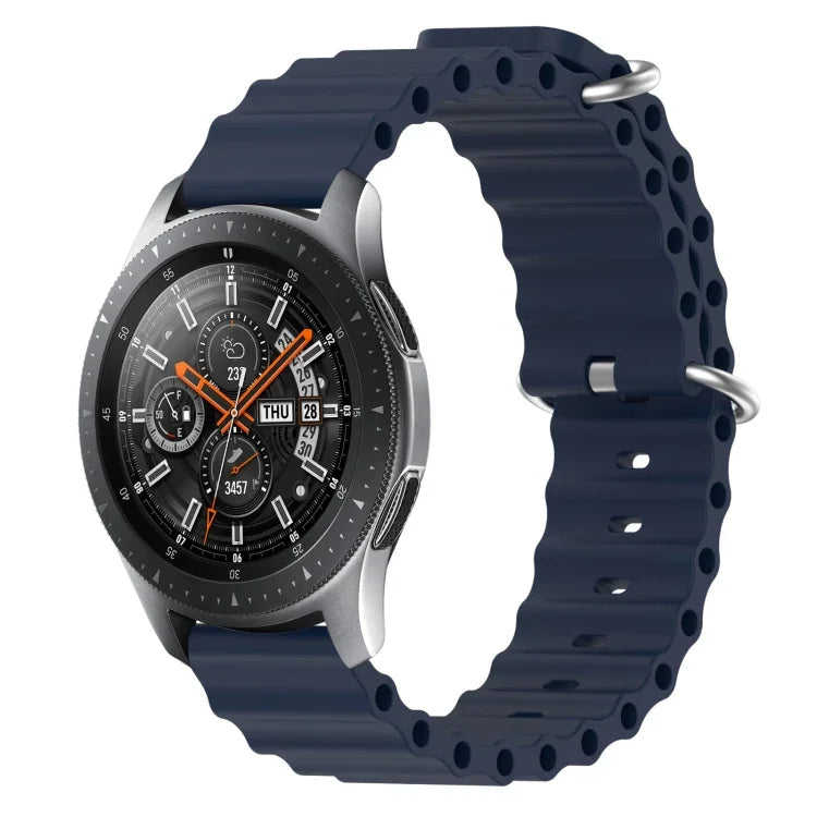 22mm オーシャンスタイル シリコン ソリッドカラー 時計バンド、Samsung Galaxy Watch3 45mm 用、Samsung Galaxy Watch 46mm 用、Samsung Gear S3 Classic 用、Samsung Gear S3 Frontier 用