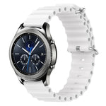22mm オーシャンスタイル シリコン ソリッドカラー 時計バンド、Samsung Galaxy Watch3 45mm 用、Samsung Galaxy Watch 46mm 用、Samsung Gear S3 Classic 用、Samsung Gear S3 Frontier 用