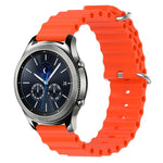 22mm オーシャンスタイル シリコン ソリッドカラー 時計バンド、Samsung Galaxy Watch3 45mm 用、Samsung Galaxy Watch 46mm 用、Samsung Gear S3 Classic 用、Samsung Gear S3 Frontier 用