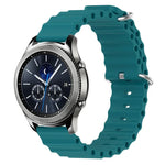 22mm オーシャンスタイル シリコン ソリッドカラー 時計バンド、Samsung Galaxy Watch3 45mm 用、Samsung Galaxy Watch 46mm 用、Samsung Gear S3 Classic 用、Samsung Gear S3 Frontier 用