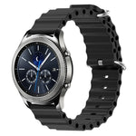 22mm オーシャンスタイル シリコン ソリッドカラー 時計バンド、Samsung Galaxy Watch3 45mm 用、Samsung Galaxy Watch 46mm 用、Samsung Gear S3 Classic 用、Samsung Gear S3 Frontier 用