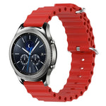 22mm オーシャンスタイル シリコン ソリッドカラー 時計バンド、Samsung Galaxy Watch3 45mm 用、Samsung Galaxy Watch 46mm 用、Samsung Gear S3 Classic 用、Samsung Gear S3 Frontier 用