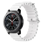 22mm オーシャンスタイル シリコン ソリッドカラー 時計バンド、Samsung Galaxy Watch3 45mm 用、Samsung Galaxy Watch 46mm 用、Samsung Gear S3 Classic 用、Samsung Gear S3 Frontier 用