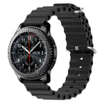 22mm オーシャンスタイル シリコン ソリッドカラー 時計バンド、Samsung Galaxy Watch3 45mm 用、Samsung Galaxy Watch 46mm 用、Samsung Gear S3 Classic 用、Samsung Gear S3 Frontier 用