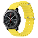 22mm オーシャンスタイル シリコン ソリッドカラー 時計バンド、Samsung Galaxy Watch3 45mm 用、Samsung Galaxy Watch 46mm 用、Samsung Gear S3 Classic 用、Samsung Gear S3 Frontier 用