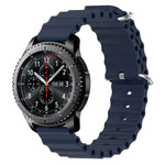 22mm オーシャンスタイル シリコン ソリッドカラー 時計バンド、Samsung Galaxy Watch3 45mm 用、Samsung Galaxy Watch 46mm 用、Samsung Gear S3 Classic 用、Samsung Gear S3 Frontier 用