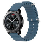 22mm オーシャンスタイル シリコン ソリッドカラー 時計バンド、Samsung Galaxy Watch3 45mm 用、Samsung Galaxy Watch 46mm 用、Samsung Gear S3 Classic 用、Samsung Gear S3 Frontier 用