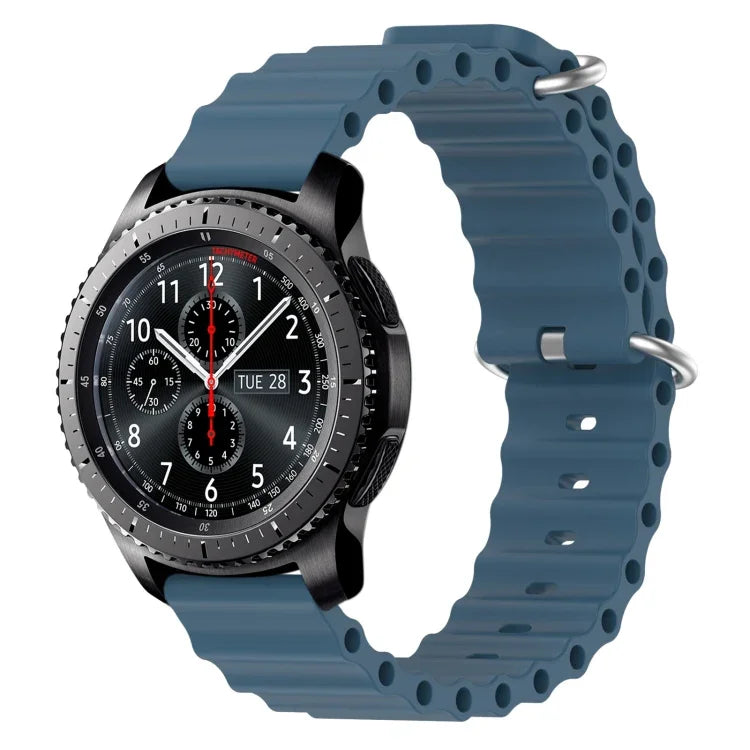 22mm オーシャンスタイル シリコン ソリッドカラー 時計バンド、Samsung Galaxy Watch3 45mm 用、Samsung Galaxy Watch 46mm 用、Samsung Gear S3 Classic 用、Samsung Gear S3 Frontier 用