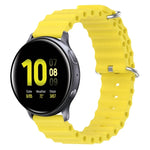 20mm オーシャンスタイル シリコン単色ウォッチバンド、Samsung Galaxy Watch Active 2 44mm用、Samsung Galaxy Watch 42mm用