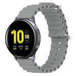 20mm オーシャンスタイル シリコン単色ウォッチバンド、Samsung Galaxy Watch Active 2 44mm用、Samsung Galaxy Watch 42mm用