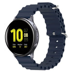 20mm オーシャンスタイル シリコン単色ウォッチバンド、Samsung Galaxy Watch Active 2 44mm用、Samsung Galaxy Watch 42mm用