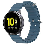 20mm オーシャンスタイル シリコン単色ウォッチバンド、Samsung Galaxy Watch Active 2 44mm用、Samsung Galaxy Watch 42mm用
