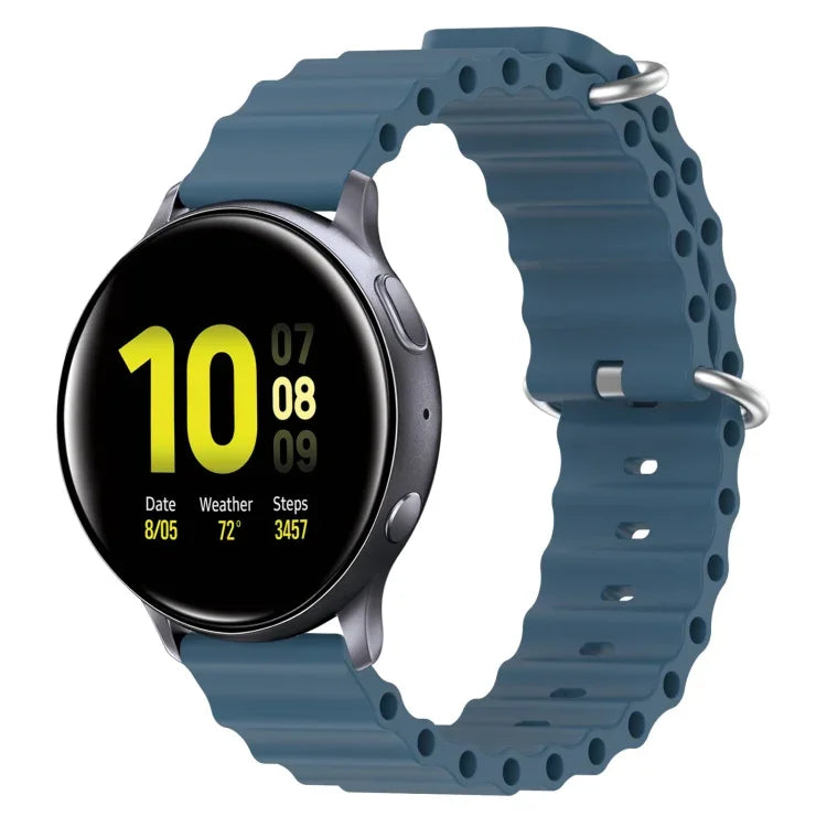20mm オーシャンスタイル シリコン単色ウォッチバンド、Samsung Galaxy Watch Active 2 44mm用、Samsung Galaxy Watch 42mm用