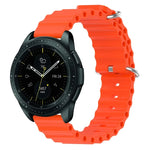 20mm オーシャンスタイル シリコン単色ウォッチバンド、Samsung Galaxy Watch Active 2 44mm用、Samsung Galaxy Watch 42mm用