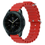 20mm オーシャンスタイル シリコン単色ウォッチバンド、Samsung Galaxy Watch Active 2 44mm用、Samsung Galaxy Watch 42mm用