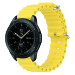 20mm オーシャンスタイル シリコン単色ウォッチバンド、Samsung Galaxy Watch Active 2 44mm用、Samsung Galaxy Watch 42mm用