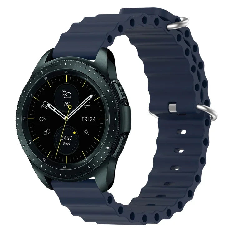 20mm オーシャンスタイル シリコン単色ウォッチバンド、Samsung Galaxy Watch Active 2 44mm用、Samsung Galaxy Watch 42mm用