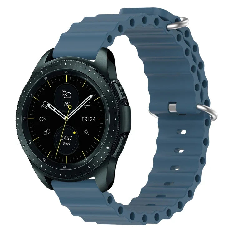 20mm オーシャンスタイル シリコン単色ウォッチバンド、Samsung Galaxy Watch Active 2 44mm用、Samsung Galaxy Watch 42mm用