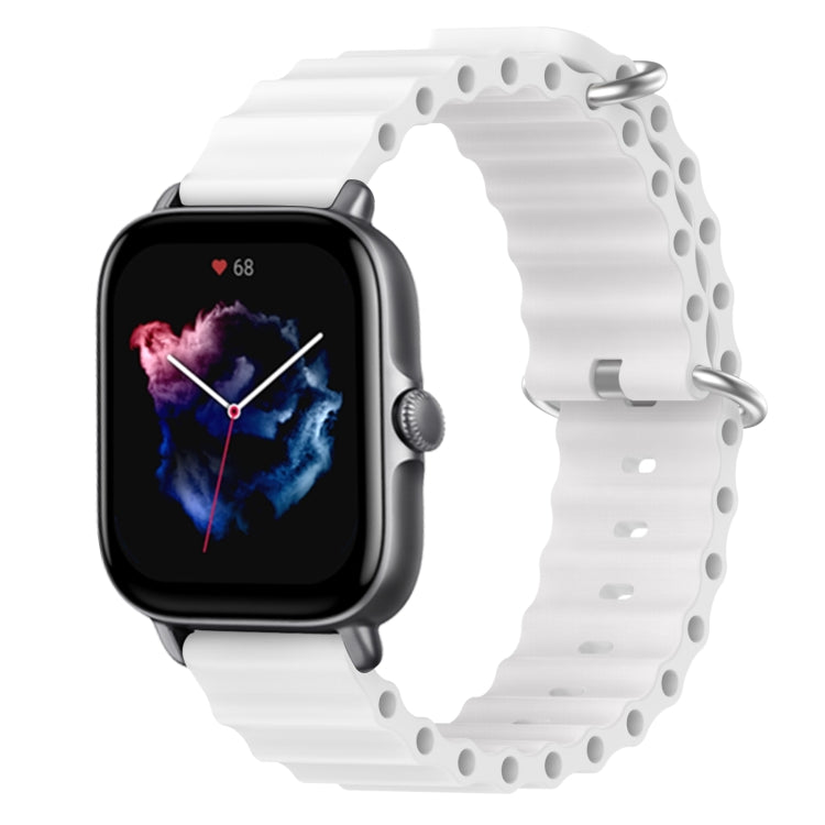 20mm Ocean Style Silicone Solid Color Watch Band, For Amazfit GTS 3, For Amazfit GTS 2E, For Amazfit GTS 2 Mini, For Amazfit GTS 2