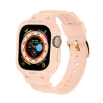 Apple Watch Ultra 3 / 2 / 1 49mm JUNSUNMAY 一体型 TPU ケース 調節可能な伸縮性ウォッチバンド用