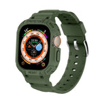 Apple Watch Ultra 3 / 2 / 1 49mm JUNSUNMAY 一体型 TPU ケース 調節可能な伸縮性ウォッチバンド用