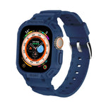 Apple Watch Ultra 3 / 2 / 1 49mm JUNSUNMAY 一体型 TPU ケース 調節可能な伸縮性ウォッチバンド用