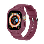 Apple Watch Ultra 3 / 2 / 1 49mm JUNSUNMAY 一体型 TPU ケース 調節可能な伸縮性ウォッチバンド用