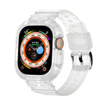 Apple Watch Ultra 3 / 2 / 1 49mm JUNSUNMAY 一体型 TPU ケース 調節可能な伸縮性ウォッチバンド用